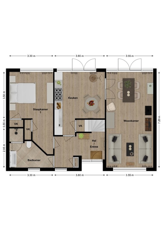 mediumsize floorplan